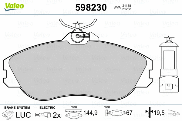 Brake Pad Set, disc brake