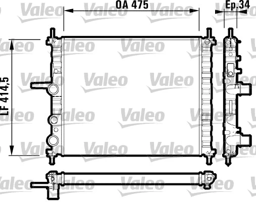 Radiator, engine cooling (732557)
