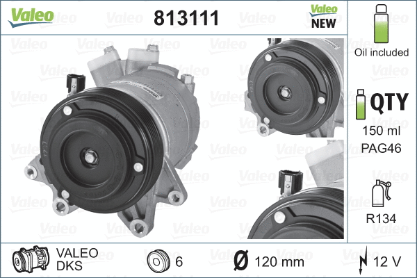 Compressor, air conditioning (813111)