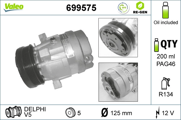 Compressor, air conditioning (699575)