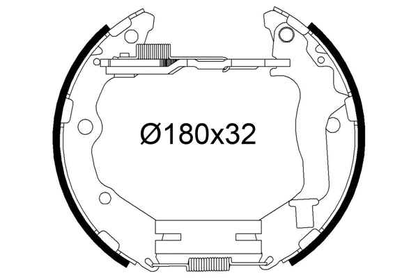 Brake Shoe Set (554923)