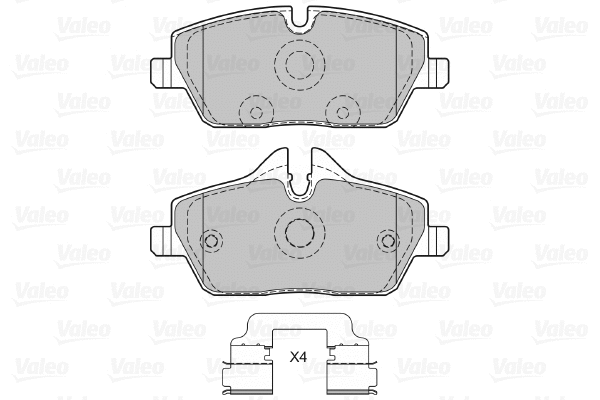 Brake Pad Set, disc brake (601356)