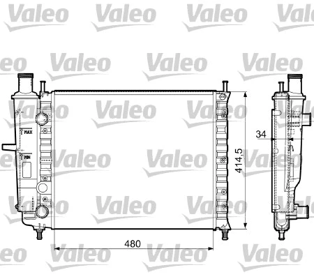 Radiator, engine cooling (732788)