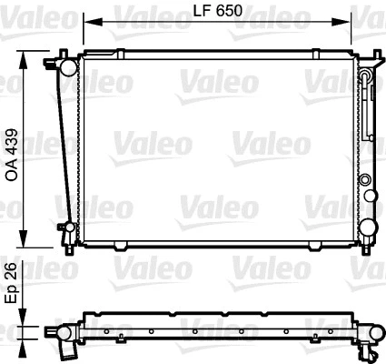 Radiator, engine cooling (734408)