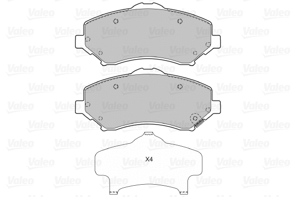 Brake Pad Set, disc brake (601475)