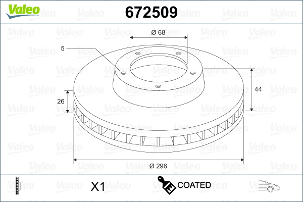 Brake Disc (672509)