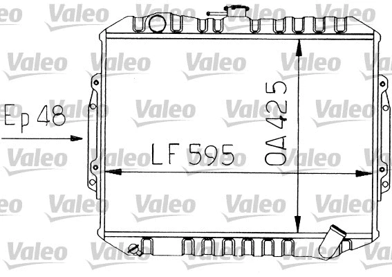 Radiator, engine cooling (730454)