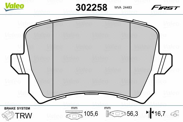 Brake Pad Set, disc brake