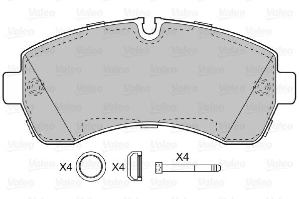 Brake Pad Set, disc brake (598881)