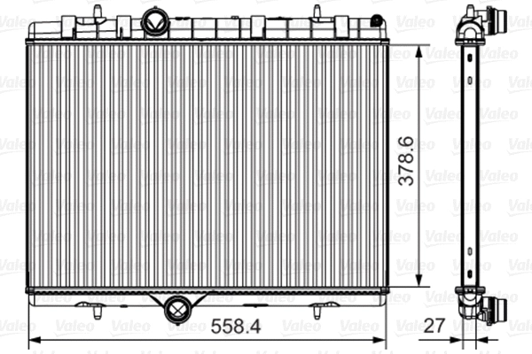 Radiator, engine cooling (735630)