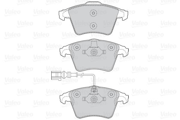Brake Pad Set, disc brake (302041)