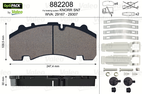 Brake Pad Set, disc brake