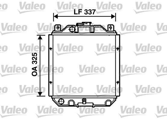 Radiator, engine cooling (732489)