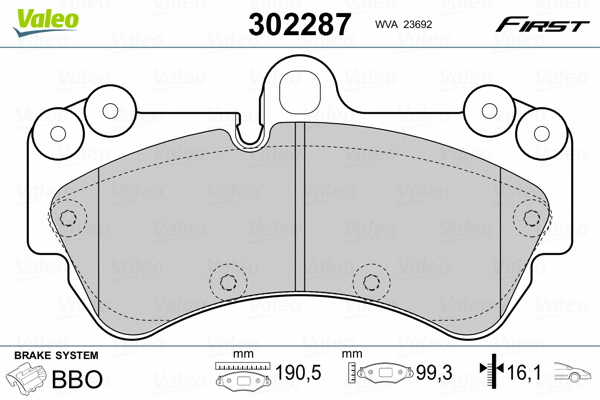 Brake Pad Set, disc brake