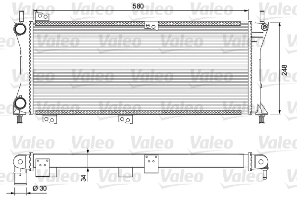 Radiator, engine cooling (232792)