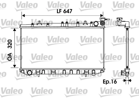 Radiator, engine cooling (734151)
