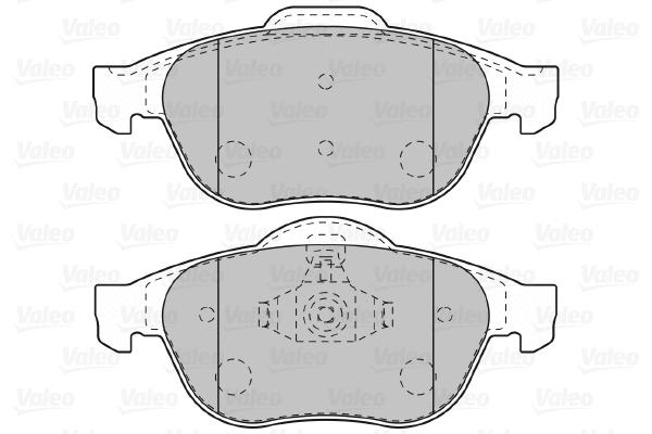Brake Pad Set, disc brake (598993)