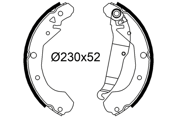 Brake Shoe Set (564338)