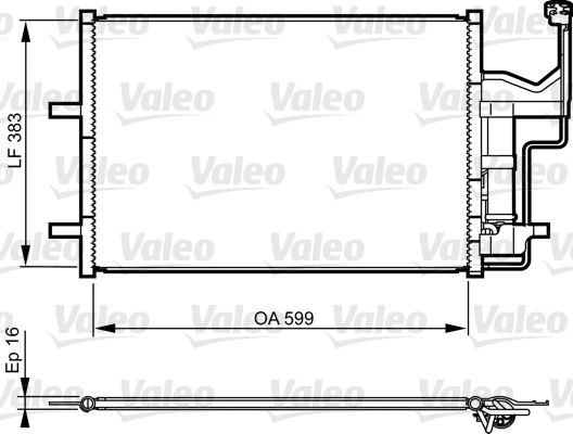 Condenser, air conditioning (814216)
