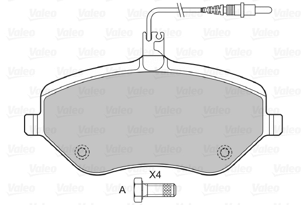 Brake Pad Set, disc brake (601072)