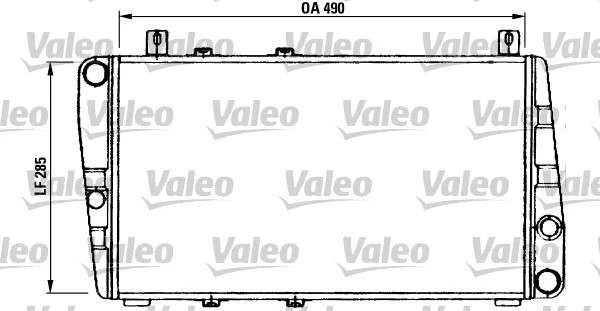 Radiator, engine cooling (730375)