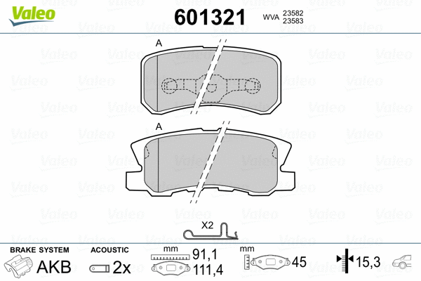 Brake Pad Set, disc brake