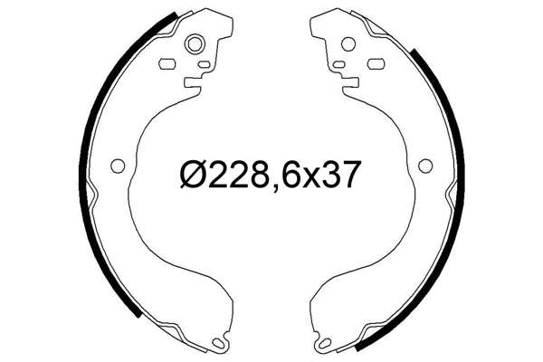Brake Shoe Set (564296)