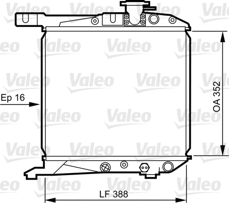 Radiator, engine cooling (730168)