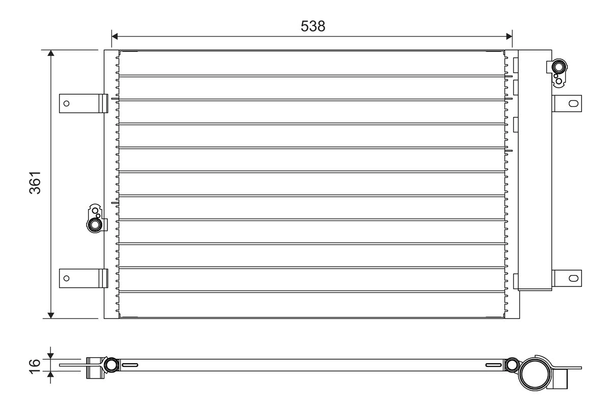Condenser, air conditioning (818004)
