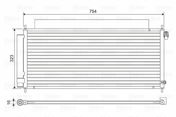 Condenser, air conditioning (814043)