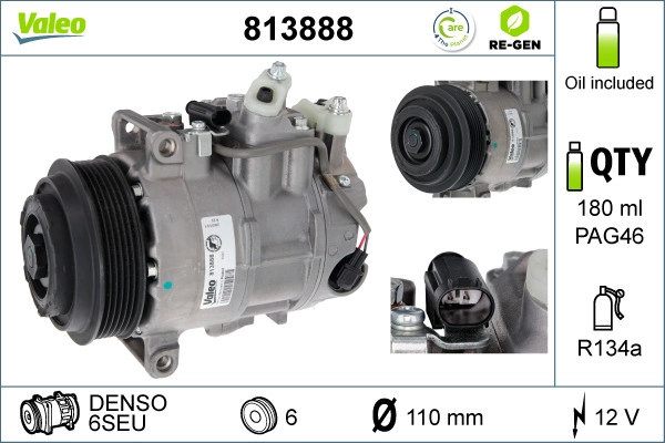 Compressor, air conditioning (813888)