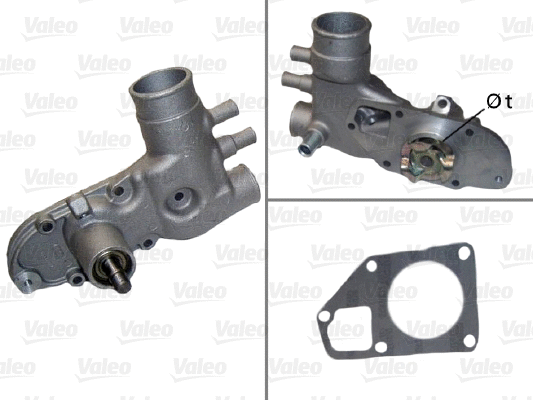 Water Pump, engine cooling (506275)