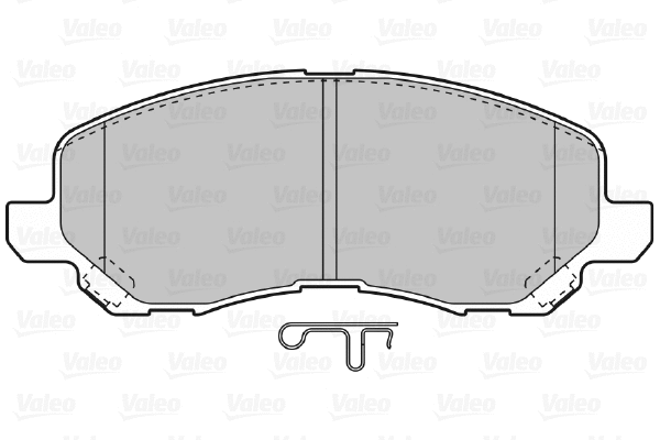 Brake Pad Set, disc brake (598886)