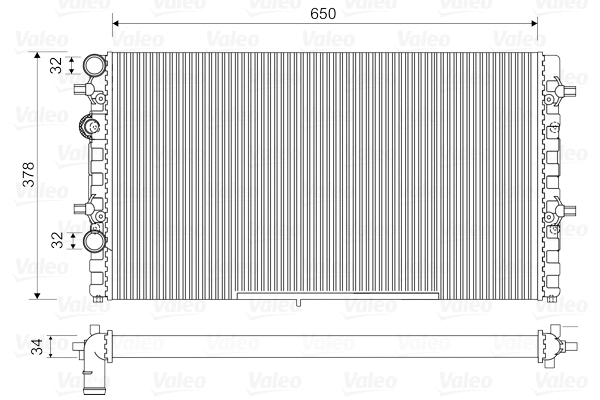 Radiator, engine cooling (732493)