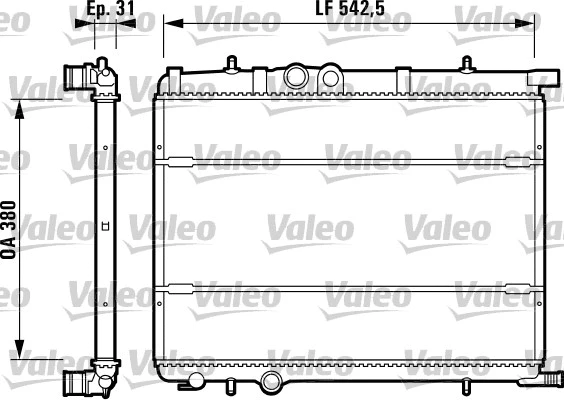Radiator, engine cooling (732619)