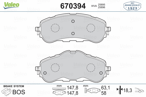 Brake Pad Set, disc brake