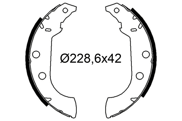 Brake Shoe Set (564272)