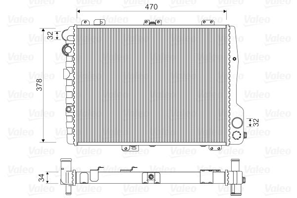 Radiator, engine cooling (731505)