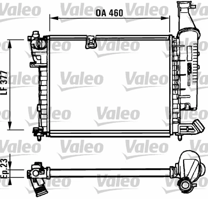 Radiator, engine cooling (731295)