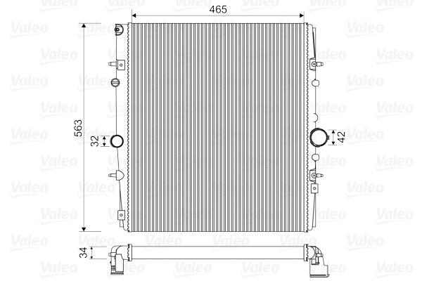 Radiator, engine cooling (732881)