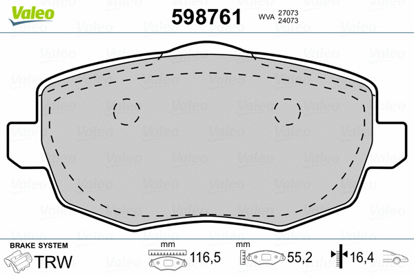 Brake Pad Set, disc brake