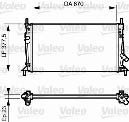Radiator, engine cooling (734320)