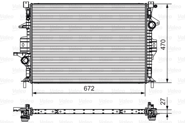 Radiator, engine cooling (735551)