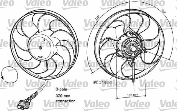 Fan, engine cooling (696078)