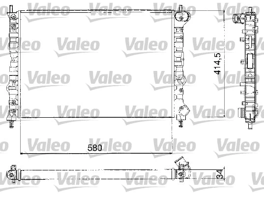 Radiator, engine cooling (732580)