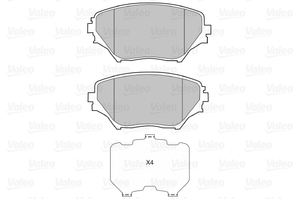 Brake Pad Set, disc brake (598536)