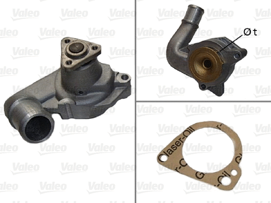 Water Pump, engine cooling (506581)