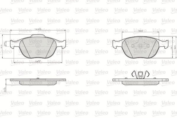 Brake Pad Set, disc brake (872440)