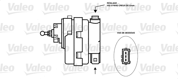 Actuator, headlight levelling