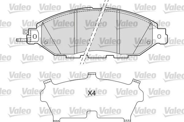 Brake Pad Set, disc brake (601675)